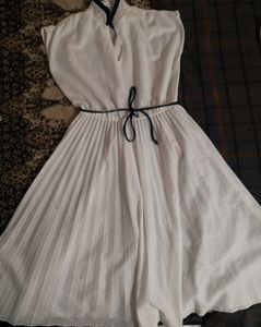 Vintage pleated dress xl